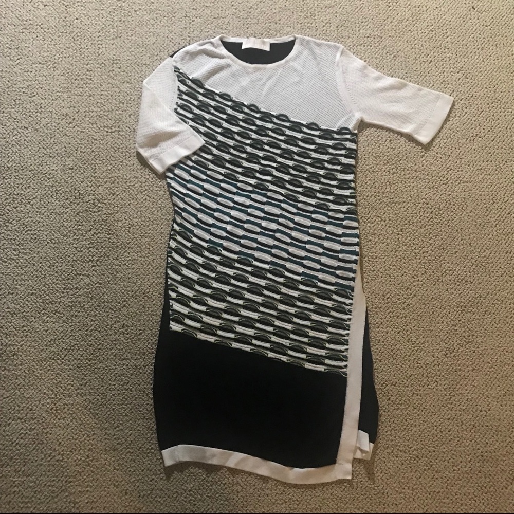 SOLD - Peter Pilotto sweater dress, asymmetrical